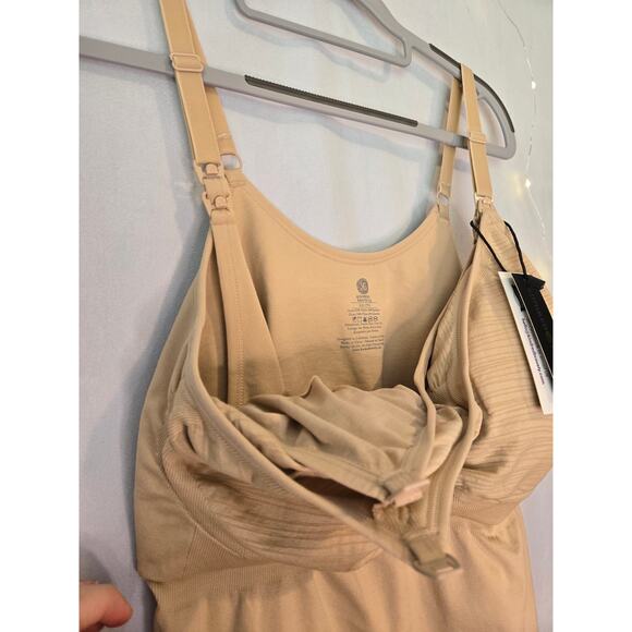 NWT KINDRED BRAVELY Sublime Hands-Free Pumping & Nursing Tank XXL Beige Brown - Picture 10 of 13